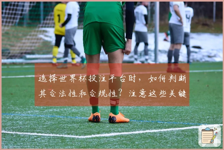 选择世界杯投注平台时，如何判断其合法性和合规性？注意这些关键点
