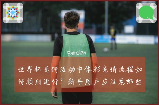 世界杯竞猜活动中体彩竞猜流程如何顺利进行？新手用户应注意哪些细节？