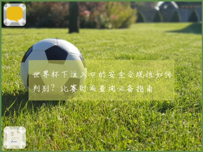 世界杯下注入口的安全合规性如何判别？比赛时间查询必备指南