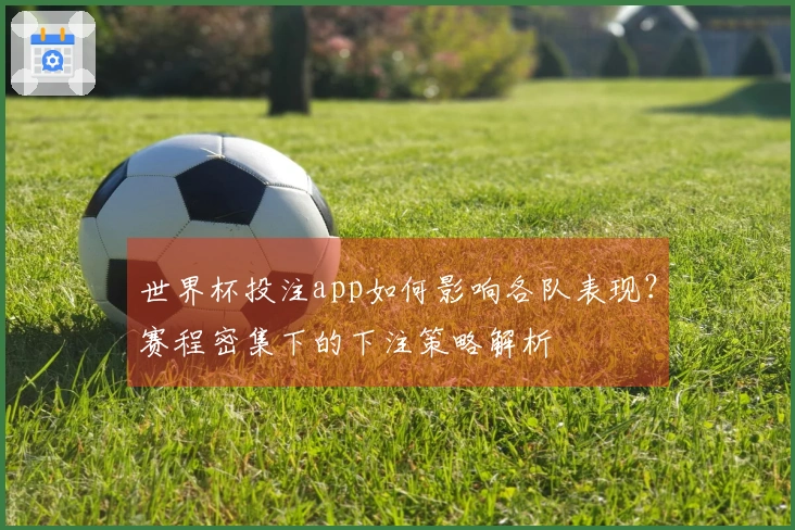 世界杯投注app如何影响各队表现？赛程密集下的下注策略解析